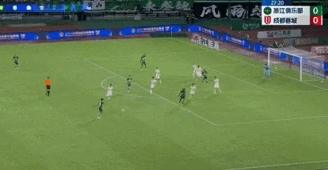 五大联赛积分榜-【中超】张佳祺染红费利佩2球 10人浙江1比2蓉城